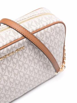 Bolso Michael Kors Jet Set LG EW Crossbody Beige