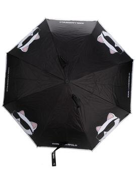 Paraguas Karl Lagerfeld K/Ikonik Choupette Small Umbrella