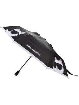 Paraguas Karl Lagerfeld K/Ikonik Choupette Small Umbrella