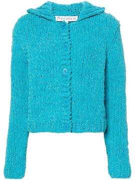 Cárdigan JW Anderson Chenille Azul Ártico