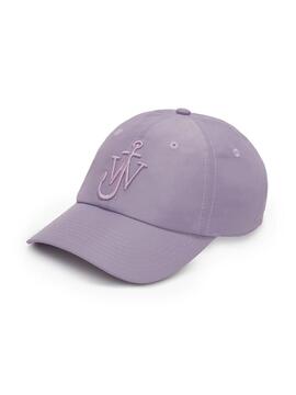 Gorra JW Anderson Baseball Cap Logo Bordado Lila