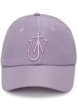 Gorra JW Anderson Baseball Cap Logo Bordado Lila