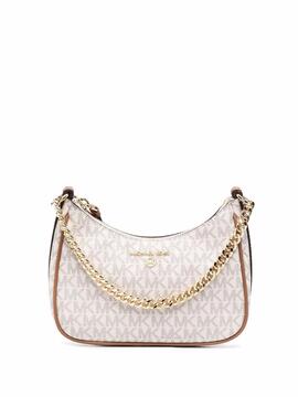 Bolso Michael Kors Chain Pochette Vanilla