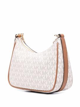 Bolso Michael Kors Chain Pochette Vanilla