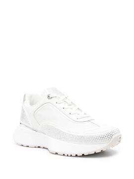 Sneaker Michael Kors Ari Trainer Strass Blanca