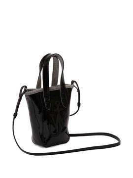 Bolso JW Anderson Mini Belt Tote Shiny Black