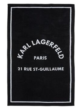 Toalla Karl Lagerfeld RSG Beach Towel Negra