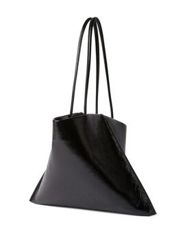 Bolso MSGM Naplak Tea Bag Medium Negro