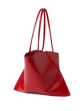 Bolso MSGM Naplak Tea Bag Medium Rojo