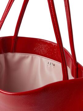 Bolso MSGM Naplak Tea Bag Medium Rojo