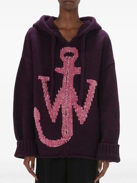 Sudadera JW Anderson Zip Through Anchor Hoodie