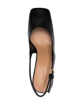 Sandalia JW Anderson Slingback Chain Heel Negra