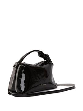 Bolso JW Anderson Corner Bag Efecto Charol Negro