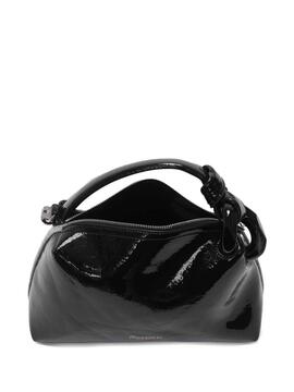 Bolso JW Anderson Corner Bag Efecto Charol Negro