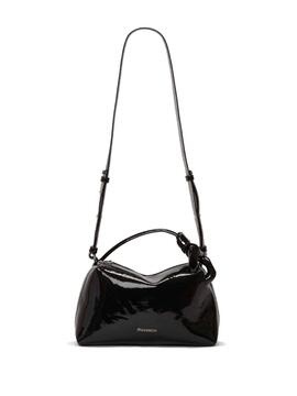 Bolso JW Anderson Corner Bag Efecto Charol Negro