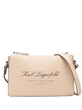 Bolso Karl Lagerfeld Hotel Karl Crossbody Beige