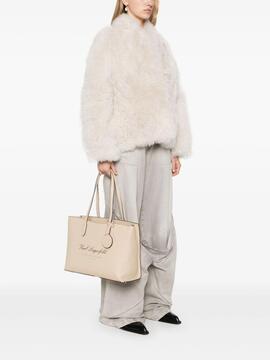 Bolso Karl Lagerfeld Hotel Karl Medium Tote Beige