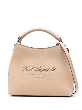 Bolso Karl Lagerfeld Hotel Karl Bucket Bag Beige