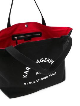 Bolso Karl Lagerfeld Rue St Guillaume Canvas Tote