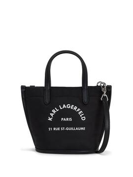 Bolso Karl Lagerfeld RSG Nylon Mini Tote Negro