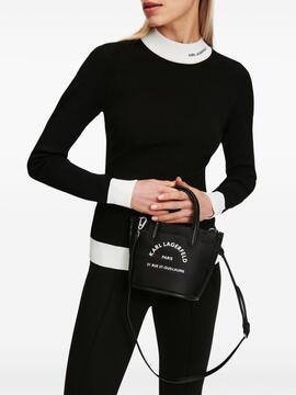 Bolso Karl Lagerfeld RSG Nylon Mini Tote Negro