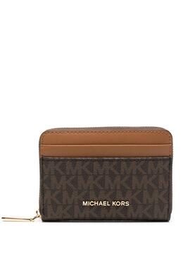 Cartera Michael Kors Jet Set Coin Card Case Marrón