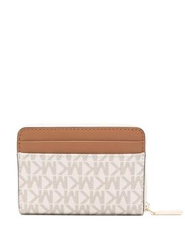 Cartera Michael Kors Jet Set Coin Card Case Beige