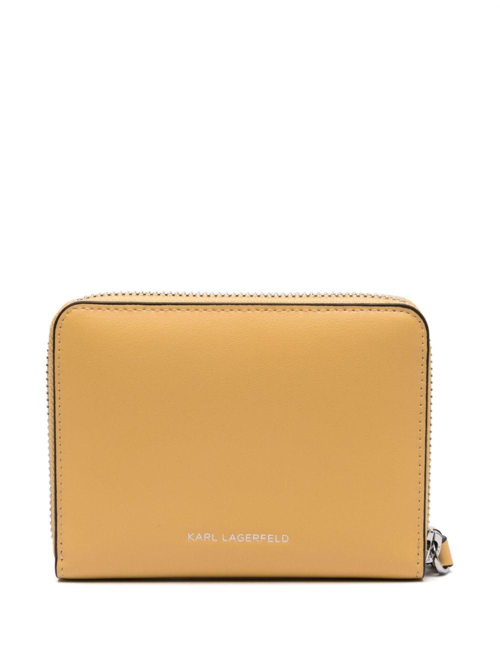 Cartera Karl Lagerfeld K/Circle Perforated Ocre