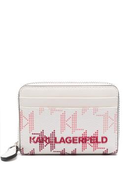 Cartera Karl Lagerfeld K/Ikonik 2.0 Monogram Blanc