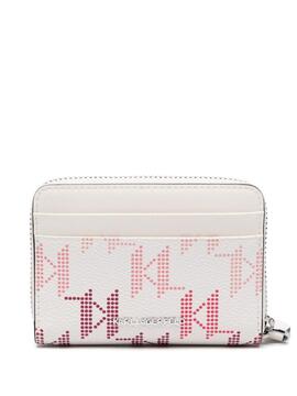 Cartera Karl Lagerfeld K/Ikonik 2.0 Monogram Blanc