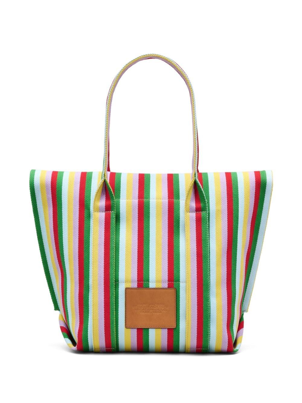 Bolso Marc Jacobs The Beach Tote Rayas Wisteria