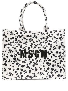 Bolso MSGM Printed Medium Tote Dalmatian