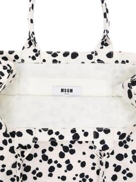 Bolso MSGM Printed Medium Tote Dalmatian