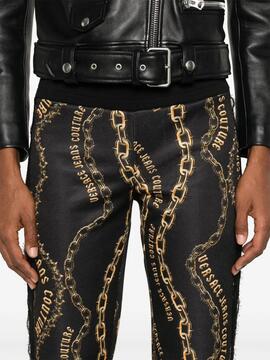 Pantalón Versce Jeans Couture Chain Lace Tape