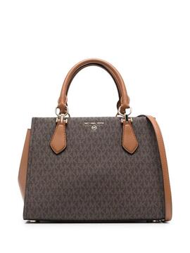 Bolso Michael Kors Medium Satchel Marilyn Marrón