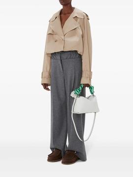 Gabardina JW Anderson Short Trench Coat Beige