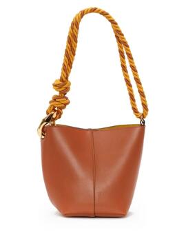 Bolso JW Anderson Corner Small Bucket Marrón