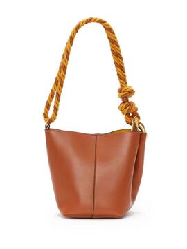 Bolso JW Anderson Corner Small Bucket Marrón