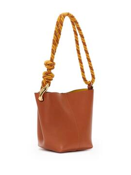 Bolso JW Anderson Corner Small Bucket Marrón