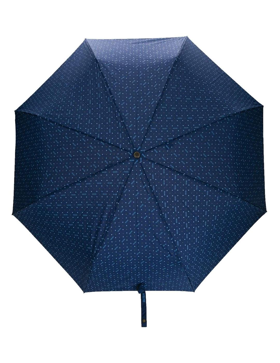 Paraguas Love Moschino azul estampado