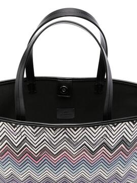 Bolso Missoni Shopping Small Multicolor Negro