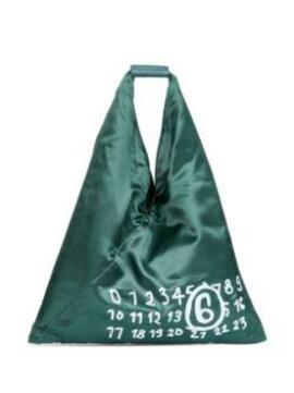 Bolso MM6 Japanese Handbag Puffy Numbers Verde