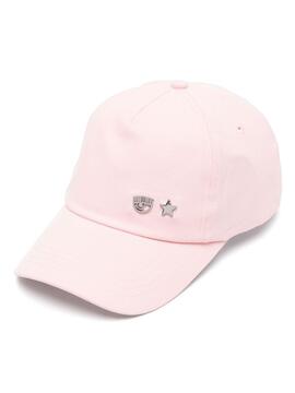 Gorra Chiara Ferragni Eye Star Metal Rosa