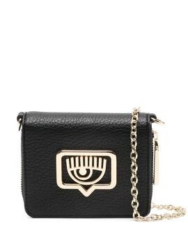 Cartera Chiara Ferragni Eyelike Buckle Negra