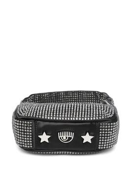 Bolso Chiara Ferragni Golden Eye Star Strass Negro