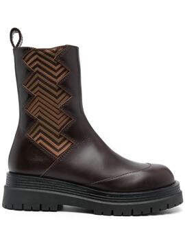 Bota Missoni Kaya Brown Wave Marrón