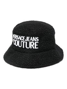 Gorro Versace Jeans Couture Shearling Negro