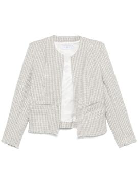 Chaqueta IRO Joulia Blanca Plateada