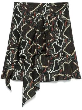 Falda IRO Adouna Snake Print