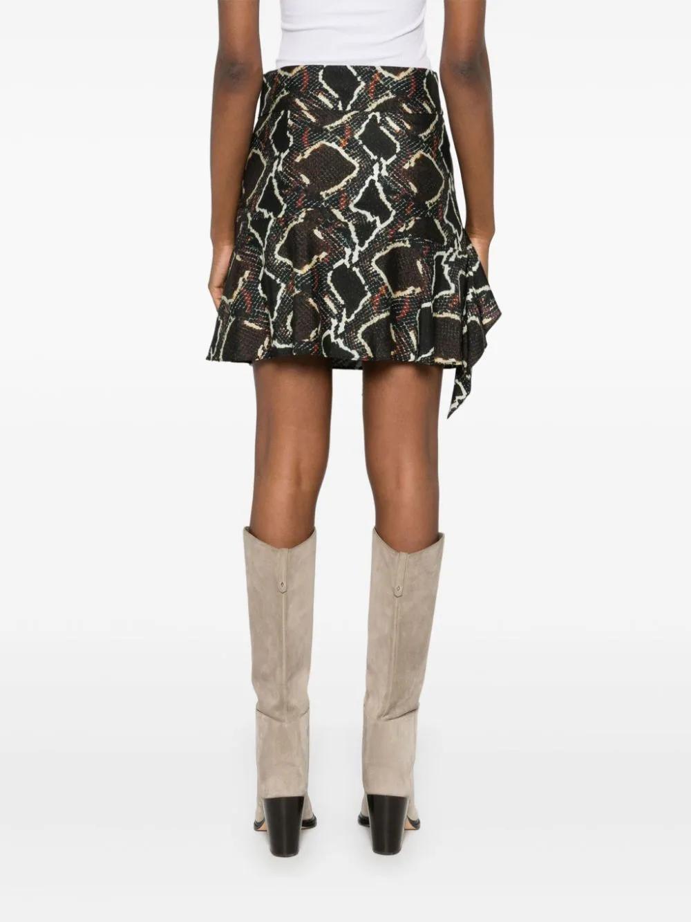 Falda IRO Adouna Snake Print